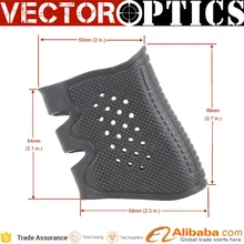 10 шт. Вектор Оптика Gen2 Универсальный Нескользящие резиновые пистолет Глок пистолет крышка рукав протектор