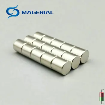 

1000pcs N50 NdFeB Magnet Disc Rod Diameter 6x6 mm Neodymium Magnets Sensor Rare Earth Tinny Magnets Axially Magnetized