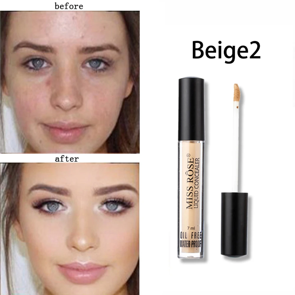 Miss Rose Full Cover Makeup Concealer Cream Highlight Contour Liquid Pen Brighten Oil Control Base Foundation MS155 | Красота и