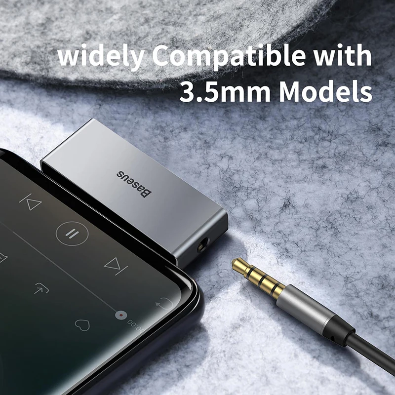Переходник Baseus с USB Type C на 3 5 мм для наушников адаптер AUX Xiaomi Redmi Note 7 Huawei P20 P30 Pro