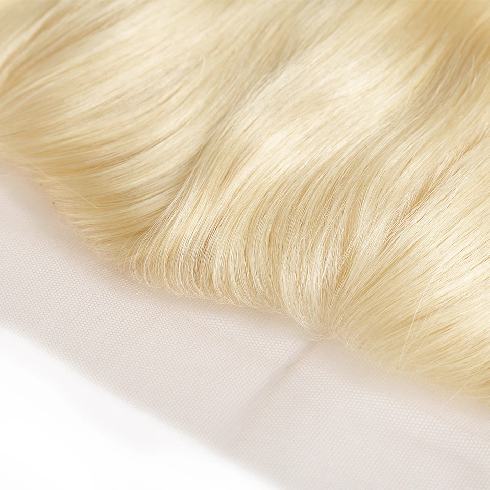 Luvin 613 светлые Кружева Фронтальные застежка человеческие прямые волосы 13x4 прозрачного кружева с детскими волосами бразильский Реми человеческие волосы