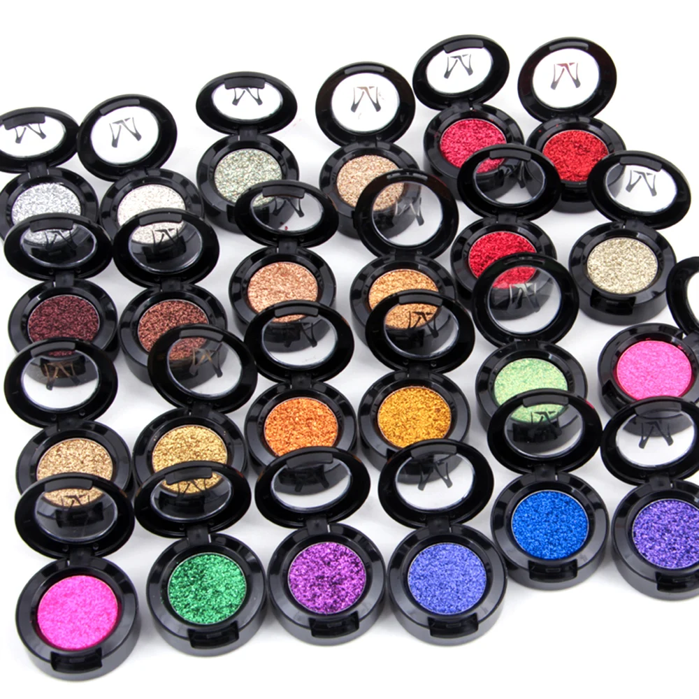

MISS ROSE Professional Makeup Cosmetics Eyeshadow Glitter Eyeshadow Powder Single Color Eye Shadow Palette Beauty Glazed