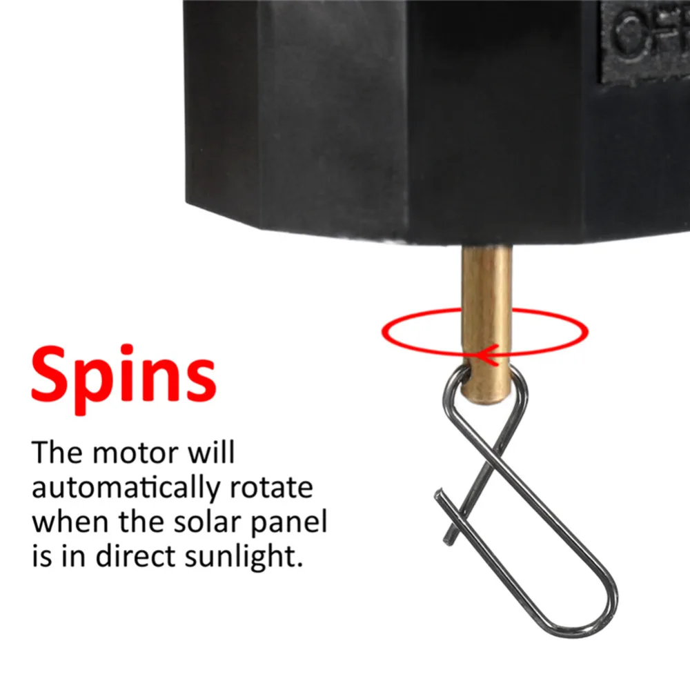 Солнечный Спиннер мотор 1,6 в 0,35 Вт высокоскоростной большой torquemotor Электрический инструмент электрическое оборудование Солнечный ветряной колокольчик витой дисплей