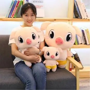 

Cute plush toys Short pants pig Animal Doll Kids Appease Toys Sofa Sleeping Pillow Christmas Gift Children