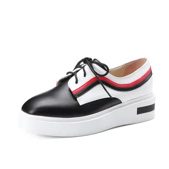 

End of the spring of 2018 the new female leisure shoes institute wind thick waterproof table with 33 single shoes, 18324-42