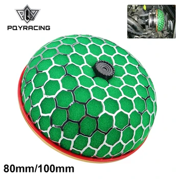 

80mm / 100mm Round Mushroom Super Power Car Air Filter Cleaner Intake Flow PQY-HAF80/100-MB