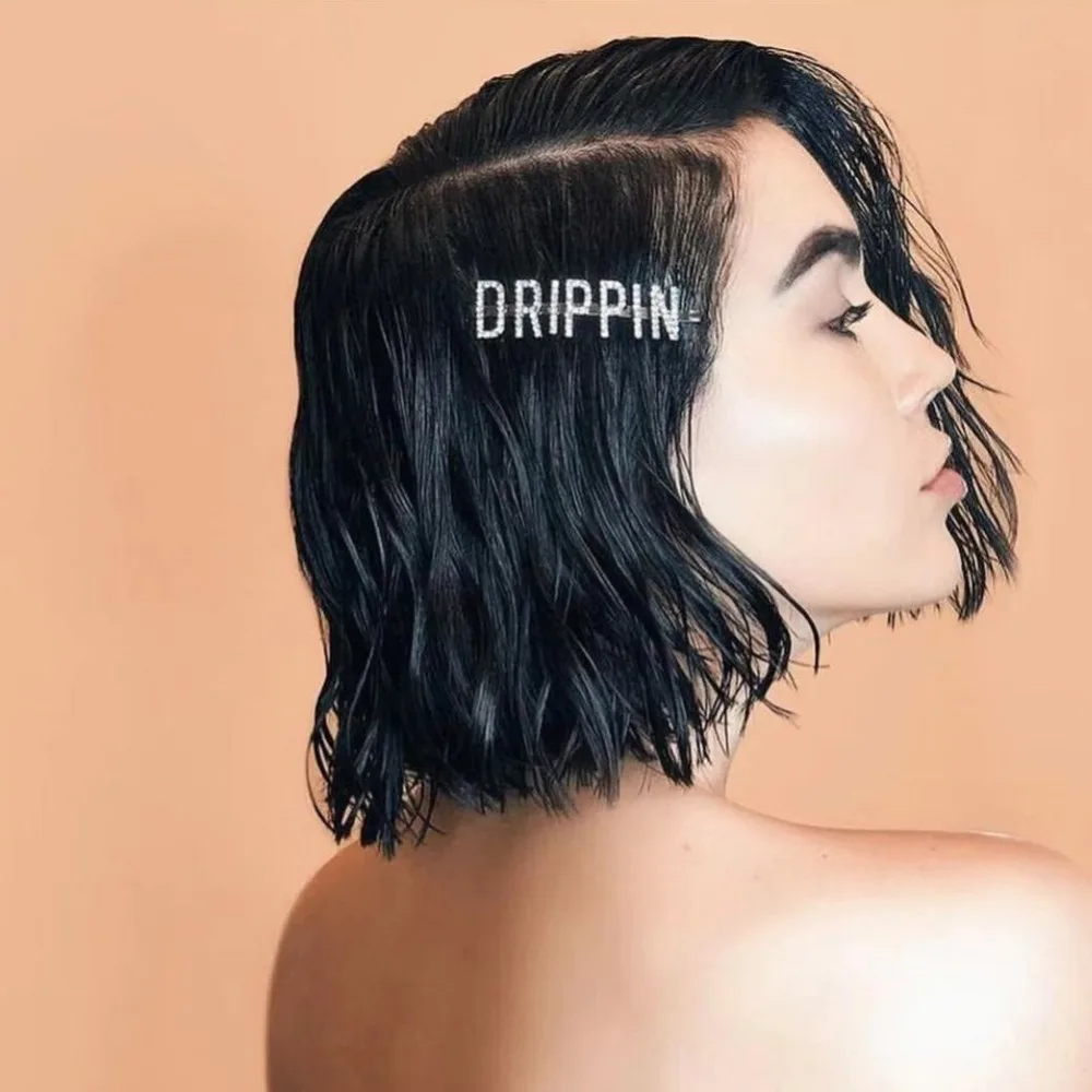 Hot Sale Women Girls Fashion Elegant letter shape with crystal Hair Clips alloy Hairpins Female Hair Styling Accessories F015 Hot Sale Women Girls Fashion Elegant letter shape with crystal Hair Clips alloy Hairpins Female Hair Styling Accessories F015