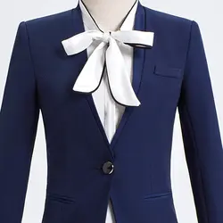 Элегантные повседневные блейзеры с длинным рукавом и v-образным вырезом, осенняя универсальная деловая тонкая куртка, модная офисная