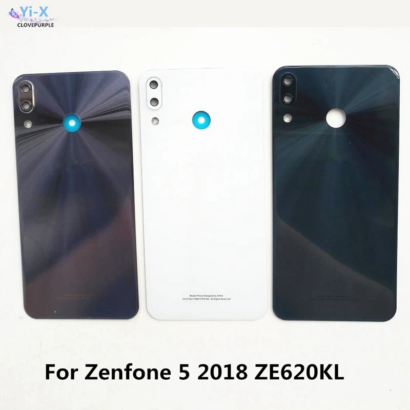 Новая задняя крышка батареи для Asus Zenfone 5 2018 ZE620KL стеклянная с объективом камеры |