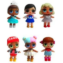 6pcs set Surprise Doll Magic Funny Removable Egg Ball Doll font b Toy b font Educational
