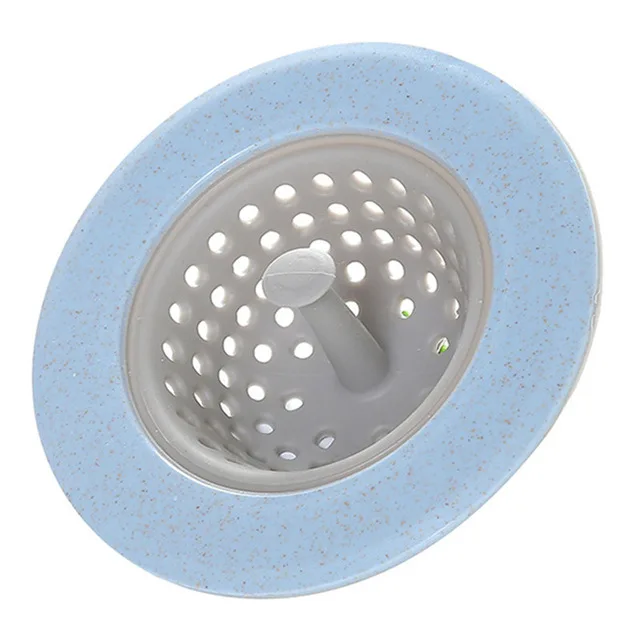 Hair Stoppers Catchers Kitchen Sink Filter Screen Floor Drain Hair Stopper Hand Sink Plug Bath Catcher Sink Strainer Cover Tool - Цвет: blue