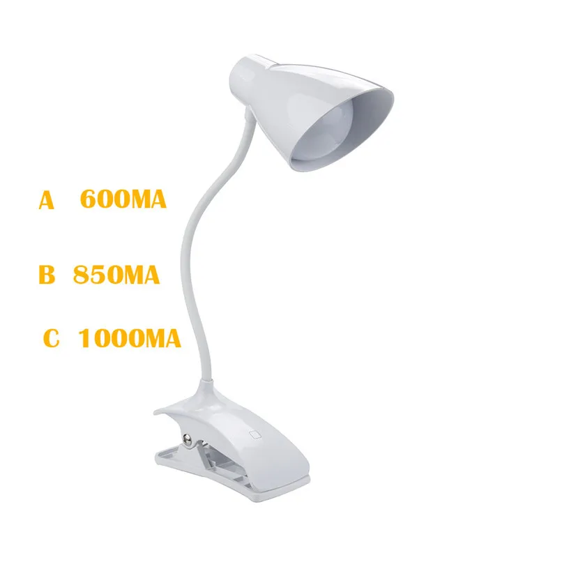 Reading Lamp Book Lights USB Rechargeable Book Light Portable Desk Lamp with Eye Protection #4m10 (4)