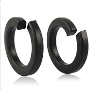 2000pcs/Lot M4 Spring Washer Grade 8.8 Carbon Steel Black Split Lock Washer Spring Gasket Cushion Pad Ring