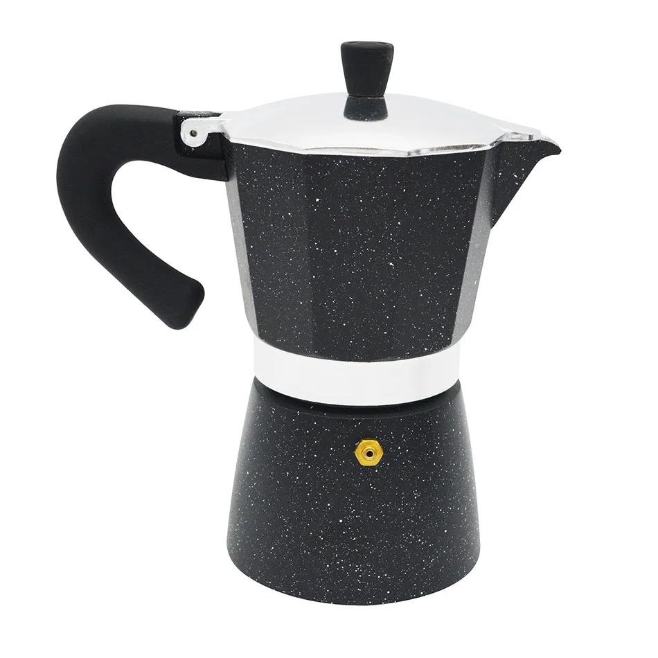Кофеварка YRP Moka кастрюля для приготовления эспрессо алюминиевая с фильтром 6