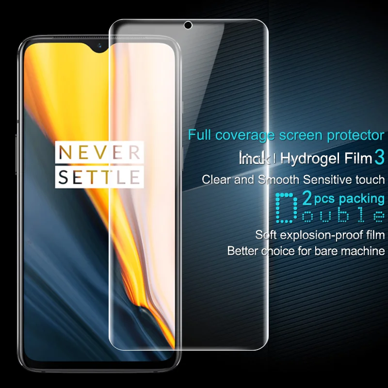 OnePlus 7 Pro защита для экрана IMAK Hydrogel III Передняя и задняя 0 15 мм мягкая защитная