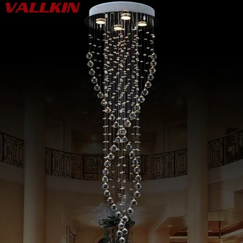 

Luxury Round Crystal Chandelier Lighting Newest Simple Fashion Crystal Chandeliers Lamp Fixtures for Dining Room Cafe Hotel