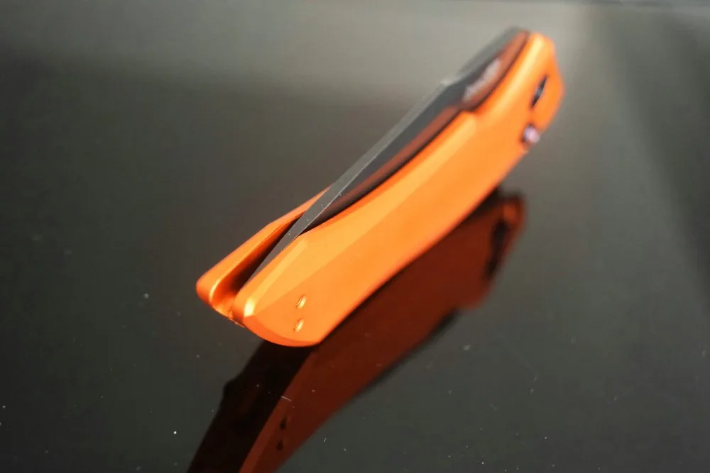 TRSKT LAUNCH 1 7100 складной нож CPM 154 с черной оксидной отделкой, 6061-T6 анодированная алюминиевая рукоятка охотничьи ножи Кершоу