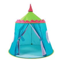 Детская палатка/игровая комната детская голубая Клубничная игра дом представляет палатку детский замок