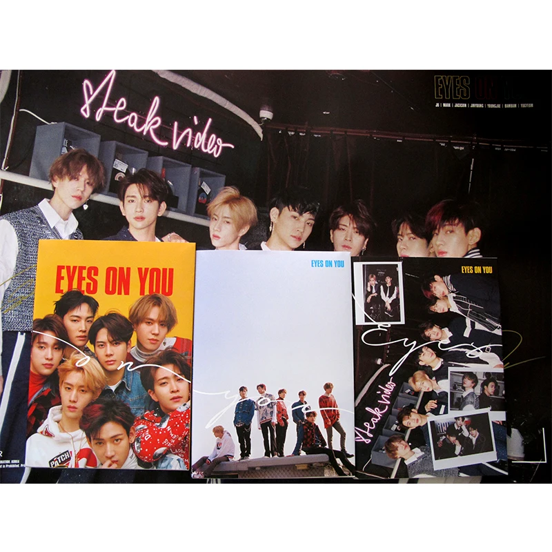 Альбом GOT7 GOT 7 с автографом альбом mini8th eyes on you CD + Фотокнига подписанный постер