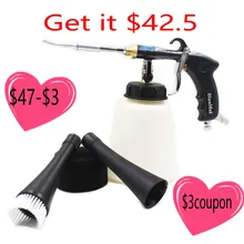Z-020 air regulator Aluminium japanes steel bearing tube Tornado gun black for car wash tornador gun(1 whole gun+accessories)