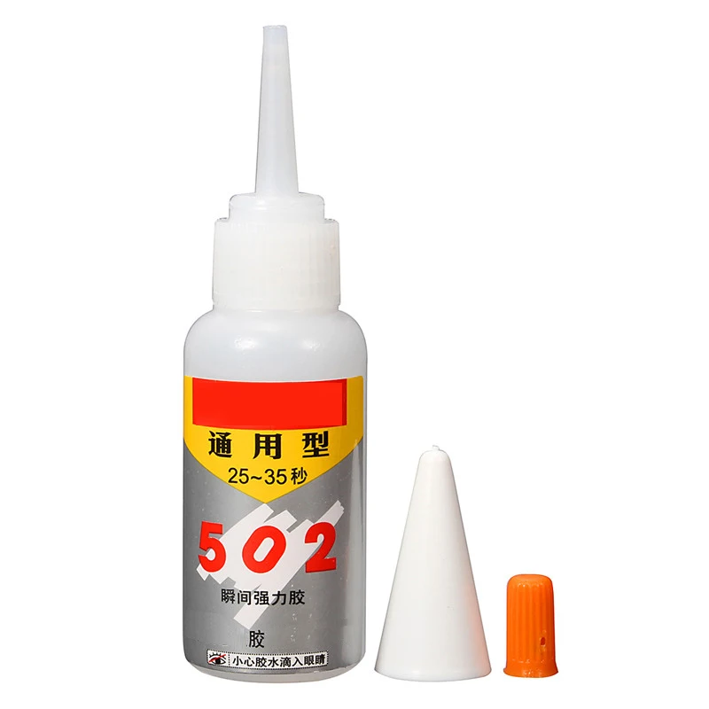 

MTGATHER 1PCS Super Glue Instant Quick-drying Adhesive Strong Bond Fast For Leather Rubber Metal 502 Glue