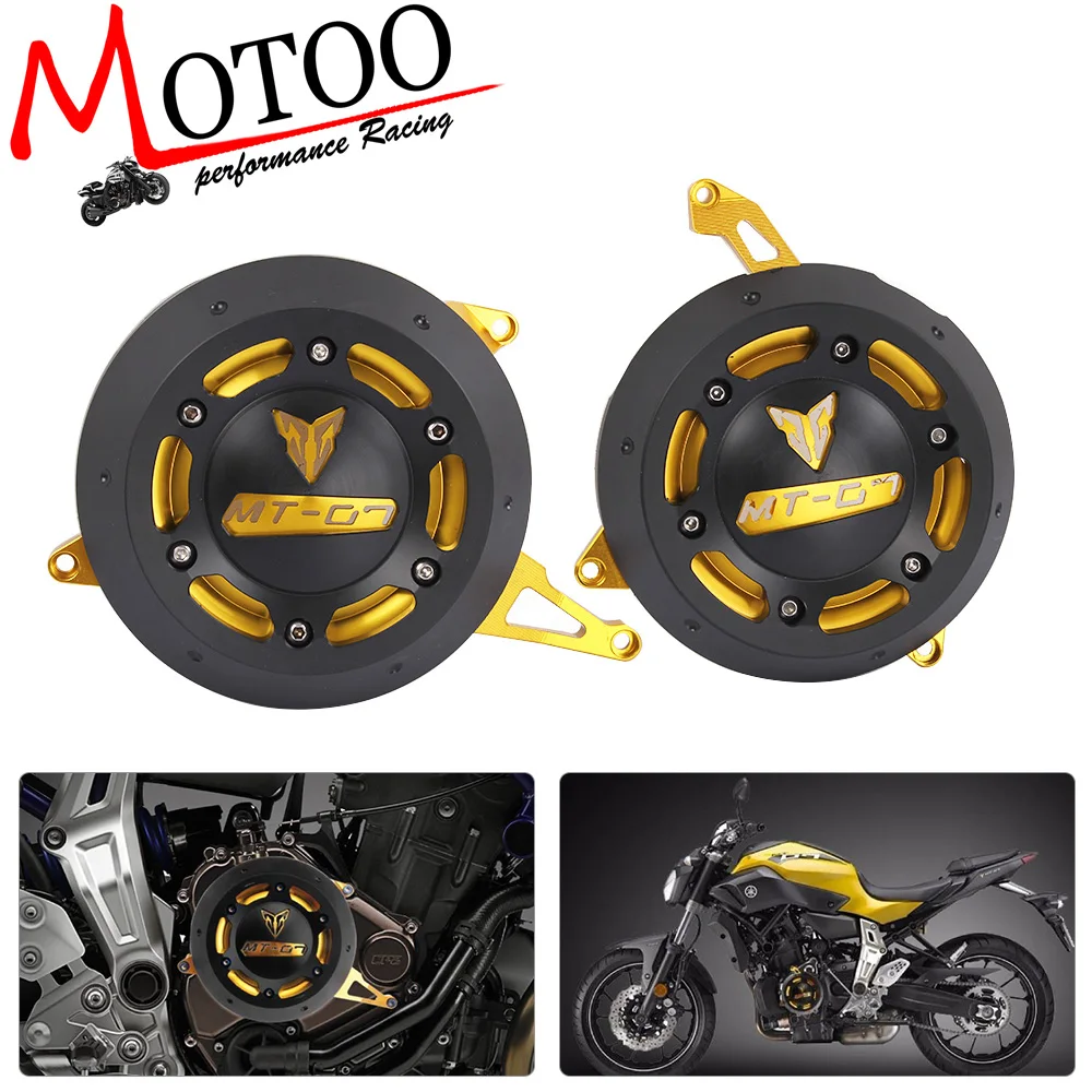 Motoo NEW Engine Motorcycle Protector For YAMAHA MT 07 MT07 FZ 07 FZ07 4 Color Stator side Case