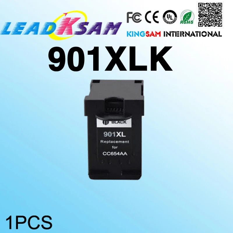 1x Черный чернильный картридж совместимый для hp901 901xl Officejet 4500 4600 J4550 J4580 J4680