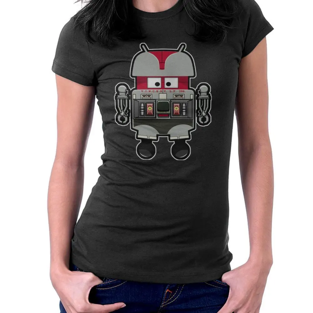 V. I. N. Cent L.F 396 Droid черная дыра Android Для женщин футболка | Женская одежда