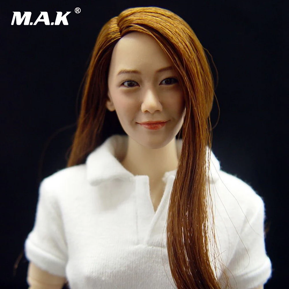 Модель 1/6 года: фигурка головы для женщин CG CY Girl Head Sculpt KM005 для 12 дюймов, коллекция аксессуаров, игрушки-куклы