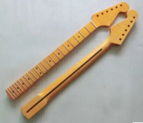 1x Electric guitar neck   Maple wood Fretboard Truss Rod 22 fret  tiger stripes maple neck xylophone