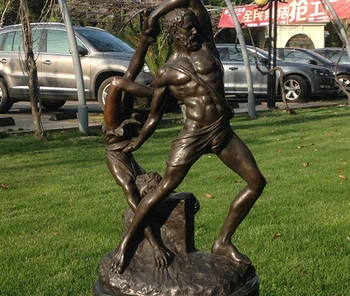 

Art Deco Sculpture Two Men Wrestling Fight Warrior Bronze Statue