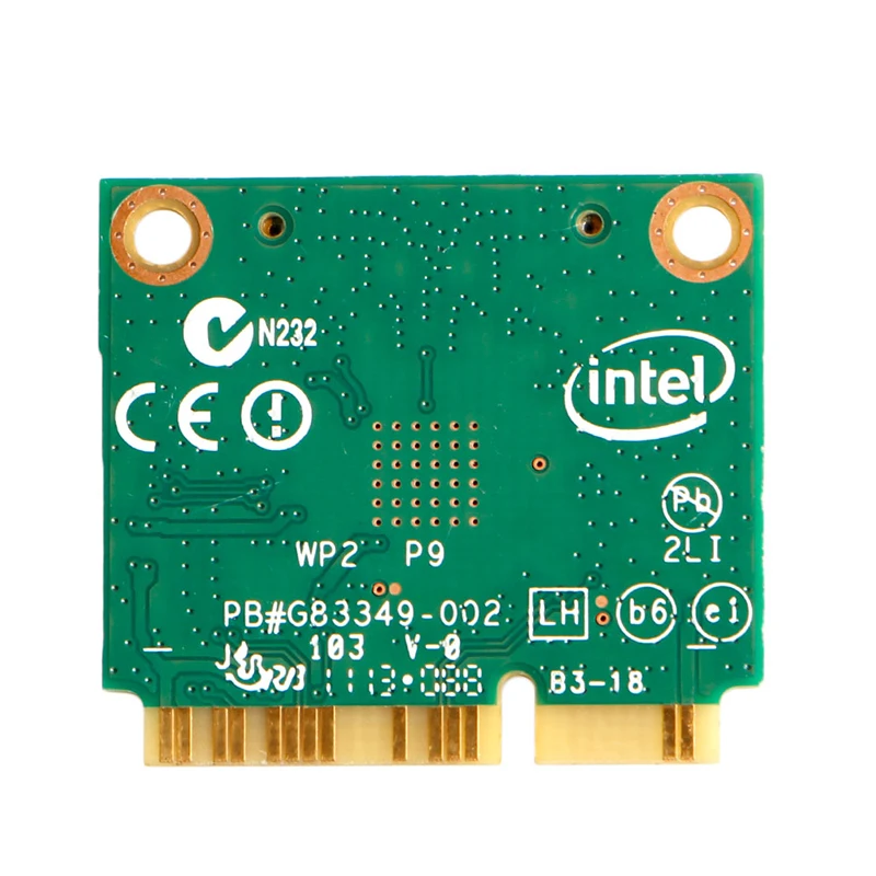 7260HMW Intel Двухдиапазонная Беспроводная+ Bluetooth 4,0 мини PCI-E WLAN карта