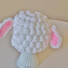 Детские шапочки ручной работы вязаный ребенок Cap Hat новорожденных овец реквизит