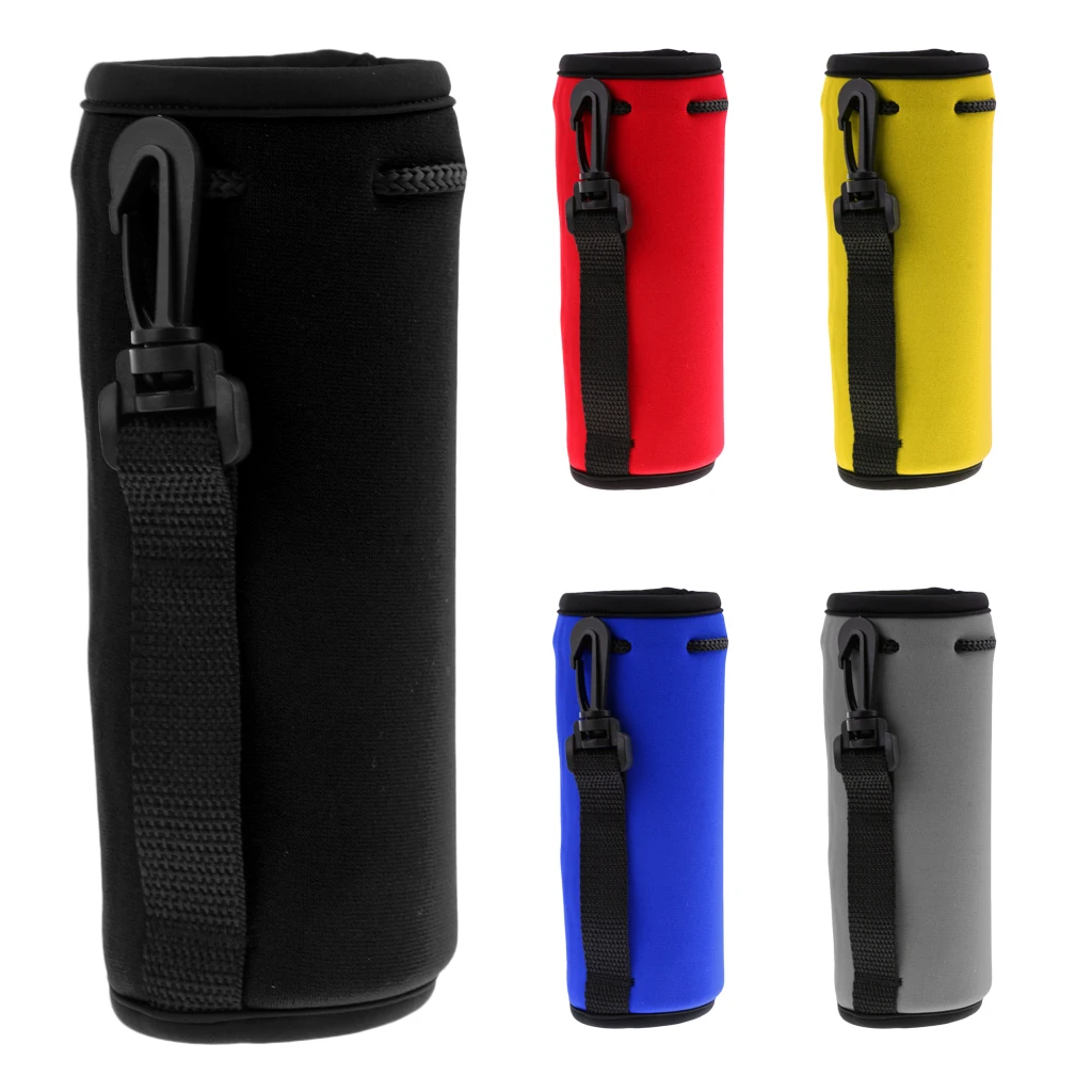 Outdoor Sport Camouflage Water Bottle Carrier Insulated Cover Bag Holder Pouch