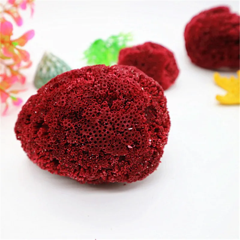 Natural Sea Red Coral Fish Tank Aquarium Landscaping Furnishing Natural Ornament Marine Sea Home Wedding Decoration2