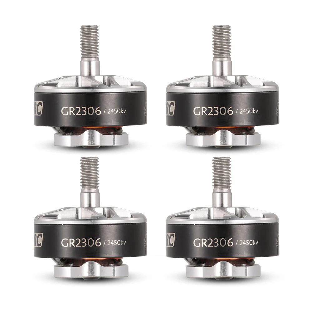 

4pcs RC Parts GR2306 2450KV Brushless Motor for FPV Racing Quadcopter QAV210 250 RC Drone Helicopter