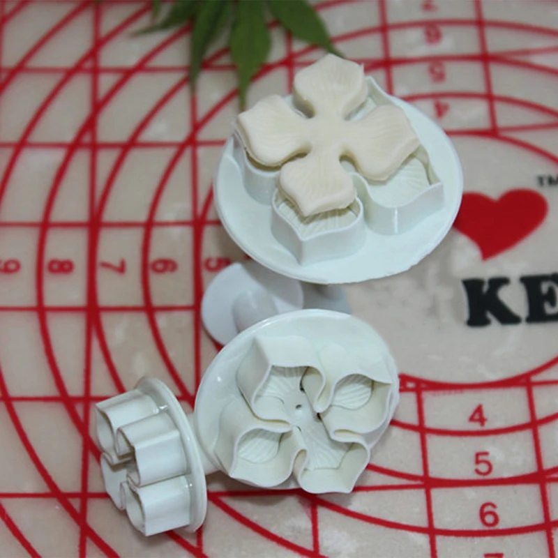 Кухонные инструменты для выпечки тортов 3 шт./компл.|cake tools|plunger cuttercutter flower |