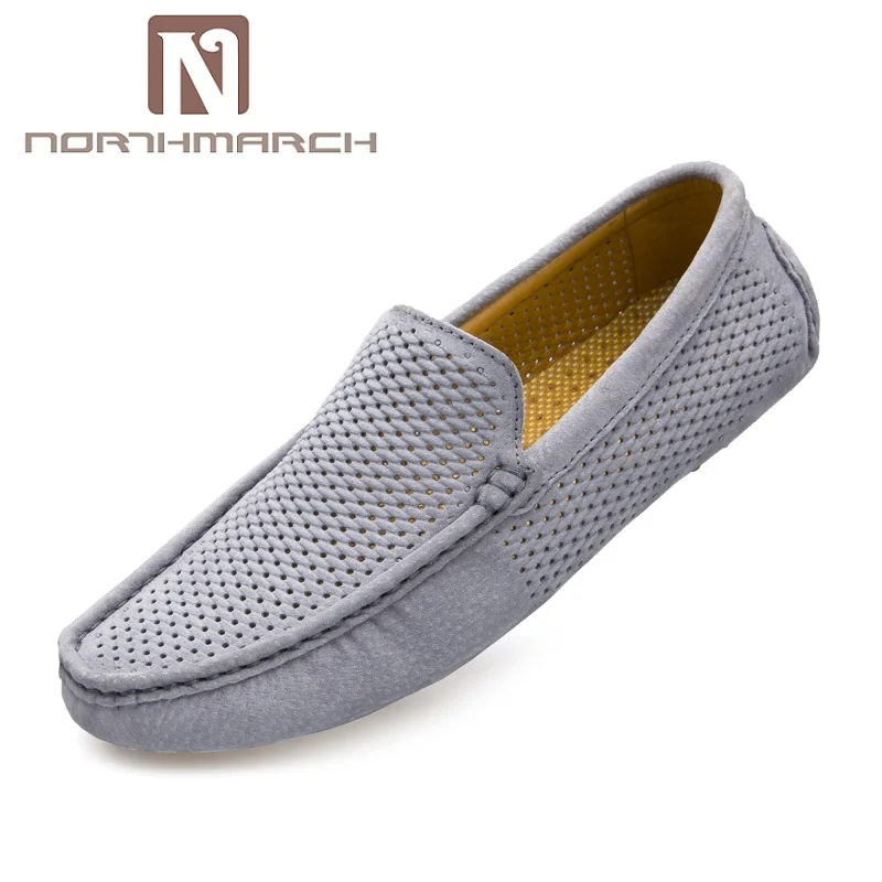 NORTHMARCH Men Loafers Casual Shoes Fashion Genuine Leather Breathable Slip On Driving Shoes Men Moccasins Hollow Out Flats Shoe NORTHMARCH Men Loafers Casual Shoes Fashion Genuine Leather Breathable Slip On Driving Shoes Men Moccasins Hollow Out Flats Shoe