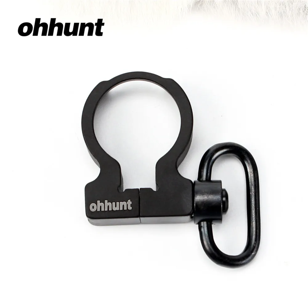 Ohhunt QD БЫСТРОРАЗЪЕМНАЯ торцевая пластина с поворотным адаптером черного цвета