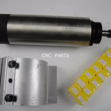 Фрезерный шпиндель с ЧПУ ER11 800 Вт мотор шпинделя воздушного охлаждения+ поддержка шпинделя+ 13 шт. ER11 цанги