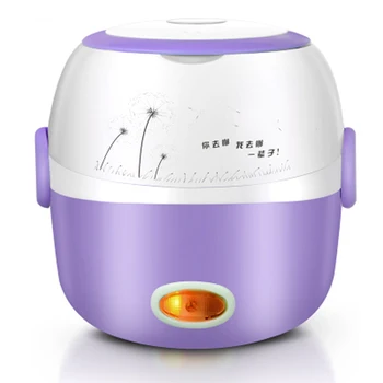 

Huntsky MA1301 Electrical heating box potable picnic lunch cabinet keep wram food container mini cooker for school offce home