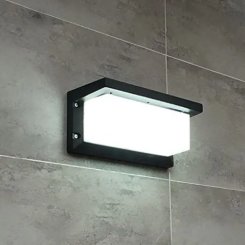Wall Light Led Sconce Square Metal Bulkhead Lights Exterior