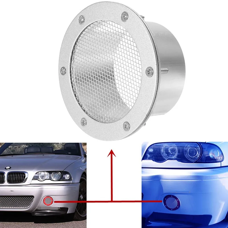 Buy Car Styling Silver Universal Car Racing Air Grille