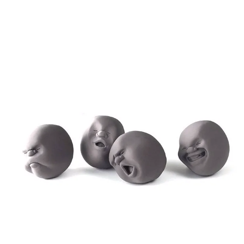 Мини Squishy антистресс лицо питчер винограда мяч аутизм расслабиться кукла рельеф