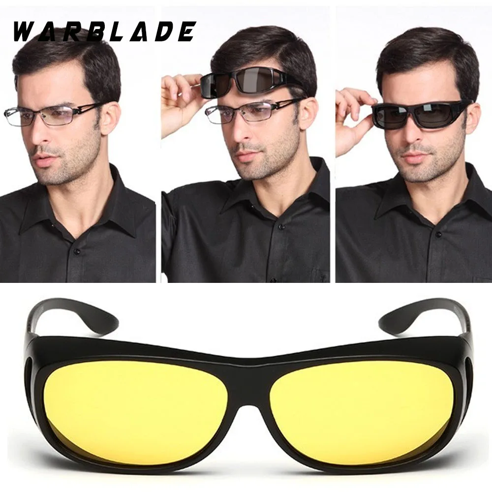 Warblade Высокое качество для вождения HD Ночное видение желтые линзы солнцезащитные очки безопасности водителя Солнцезащитные очки Тип