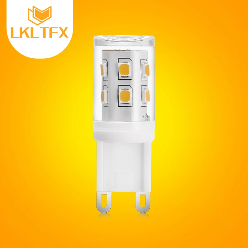 

LKLTFX 100pieces G9 LED corn bulb 2835 lamp home lighting 240V G9 LED new home decoration lamp