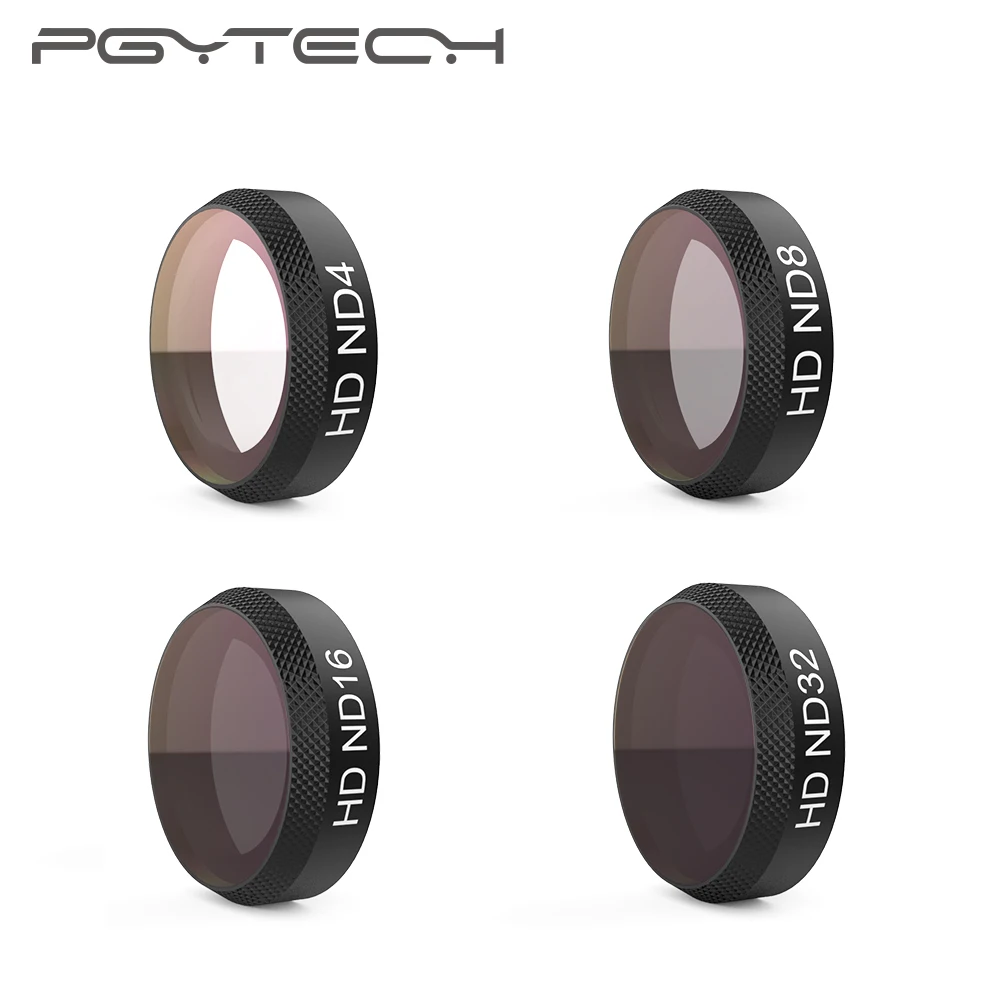 4 Pieces Set PGYTECH ND Filters for DJI Mavic Air Filter ND4 ND8 ND16 ND32 Filter