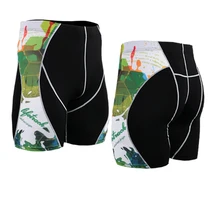 2016 Sexy Mens Elastic Gym Running Shorts countryside Fitness & Bodybuilding Mid Waist Trunks Tight Spandex quality musculation
