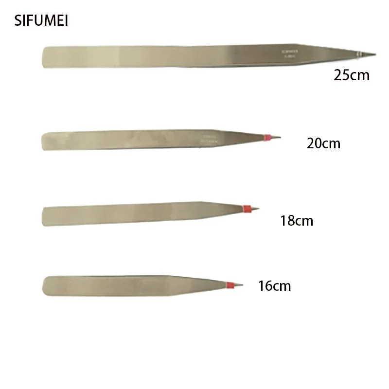 

5PC /Lot Straight /Bent Nose No Magnetic Stainless Tweezers Jewelry Hand Tools Welding Clamp Tools DIY Accessory Hardware Tools