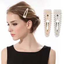 Женская заколка для волос для девочек элегантная заколка для волос имитация жемчуга BB заколки для волос парикмахерские принадлежности салон по уходу за волосами инструмент для укладки